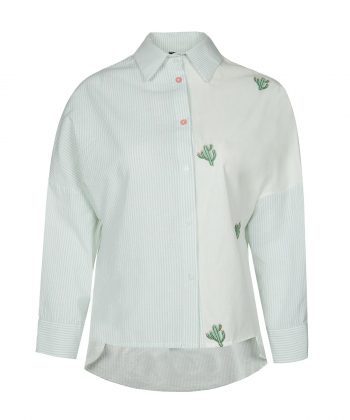 شومیز زنانه راه راه سرژه Serge