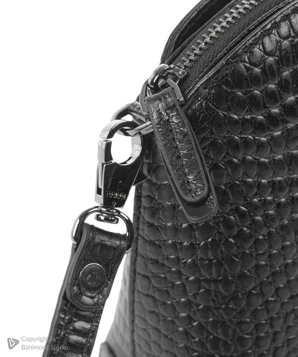 کیف دوشی چرم طبیعی زنانه مارال چرم Maral Leather مدل ستایش