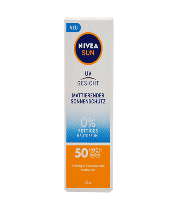 کرم ضد آفتاب بدون رنگ مناسب پوست چرب SPF50 نیوآ