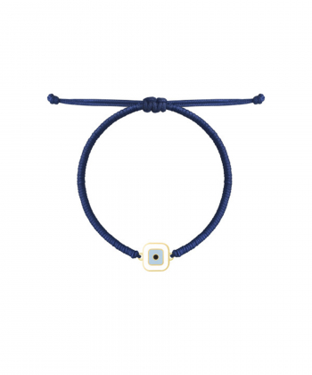 دستبند بافت سرمه ای مربع کورنلیا درریس Doris کد P2357