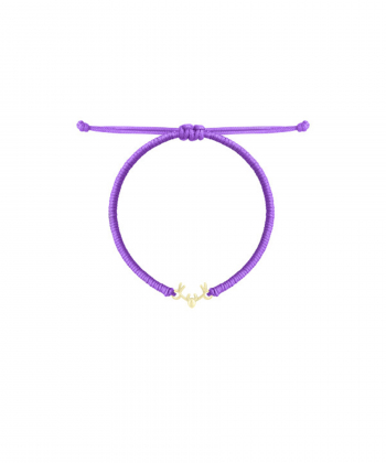 دستبند بافت بنفش جیران درریس Doris کد P3107