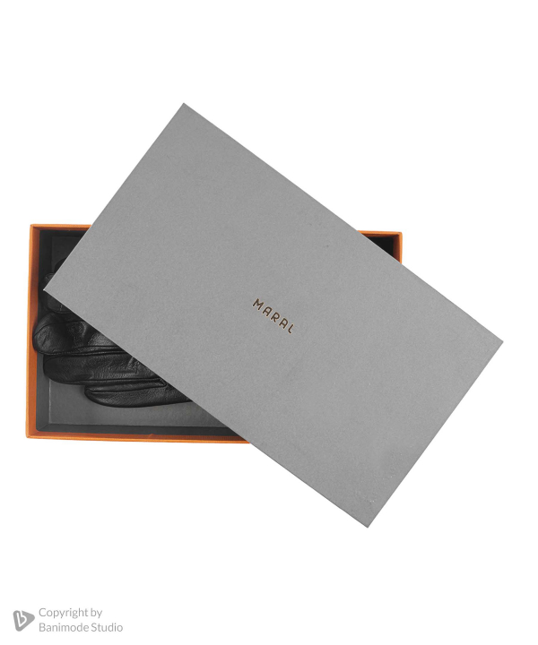 دستکش مردانه چرم طبیعی مارال چرم Maral Leather مدل NIVAD
