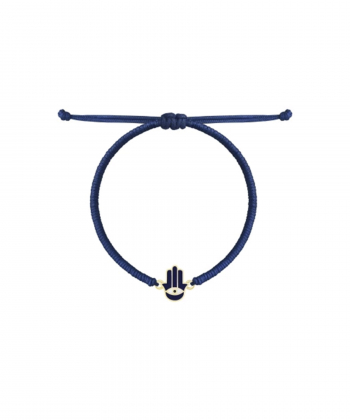 دستبند بافت چشم همسا سرمه ایی درریس Doris کد P3119