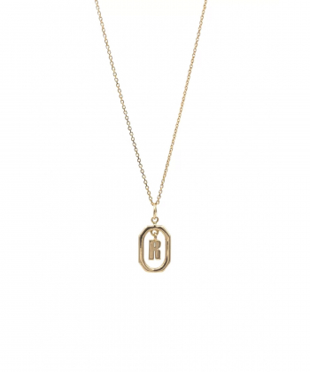 آویز طلا حروف دفینه Dafineh کد P1146-63