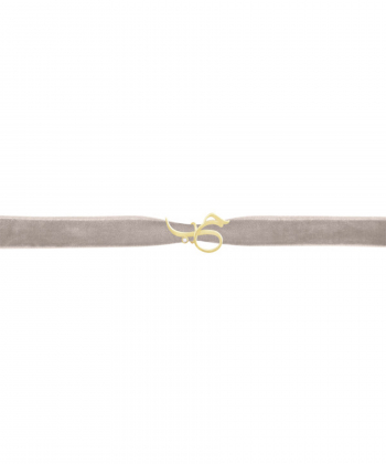 پلاک حب متوسط با تک نگین درریس Doris کد P1983