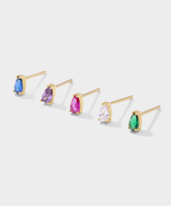 گوشواره میخی درخشش درریس Doris کد P3431