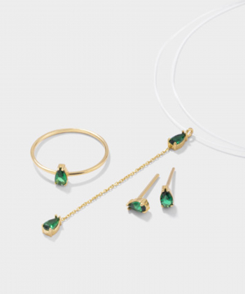 گوشواره میخی آفرینش درریس Doris کد P3432