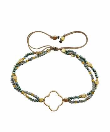 دستبند پلاک ونکلیف گوی زرین Gooye Zarrin کد BWG107