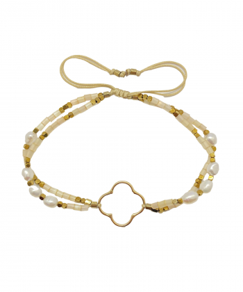 دستبند پلاک ونکلیف گوی زرین Gooye Zarrin کد BWG0096