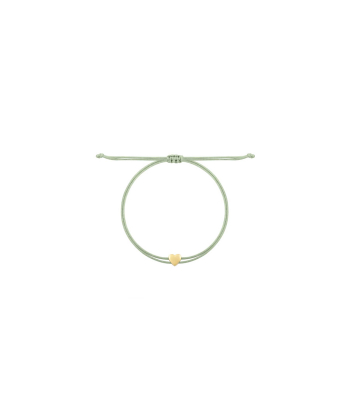 دستبند قلب توپر با نخ سدری درریس Doris کد P2407