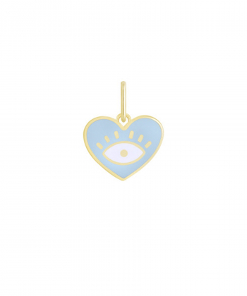 آویز چشم قلبی آبی درریس Doris کد P2310