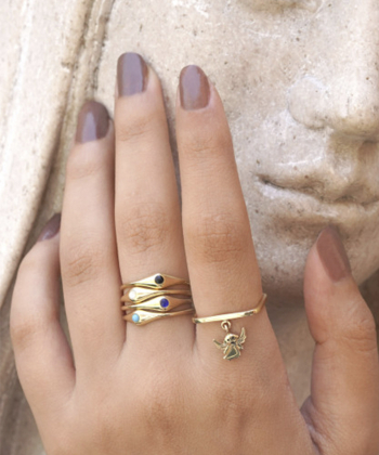 انگشتر مربع فرشته پوتو درریس Doris کد P2287