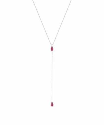 گردنبند دلبر سفید درریس Doris کد P2275