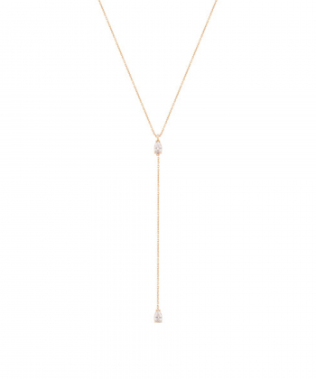 گردنبند درخششش رزگلد درریس Doris کد P2259