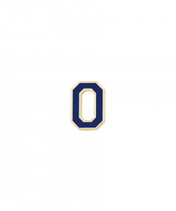 آویز میناکاری سرمه ای عدد 0 درریس Doris کد P2646