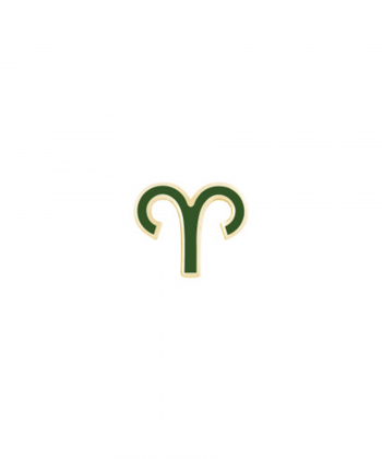 آویز میناکاری سبز فروردین درریس Doris کد P3022