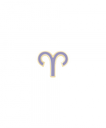 آویز میناکاری بنفش فروردین درریس Doris کد P3024