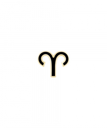 آویز میناکاری مشکی فروردین درریس Doris کد P3027