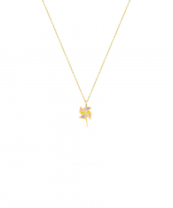 گردنبند فرفره ی رنگارنگ درریس Doris کد P3379