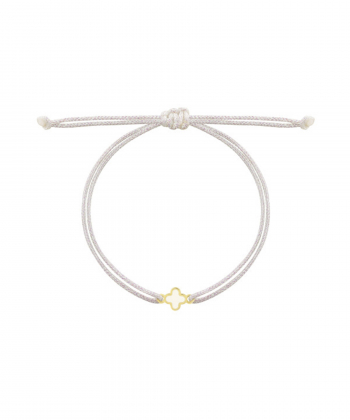 دستبند نخی سفید ونکلیف لومینو درریس Doris کد P3085