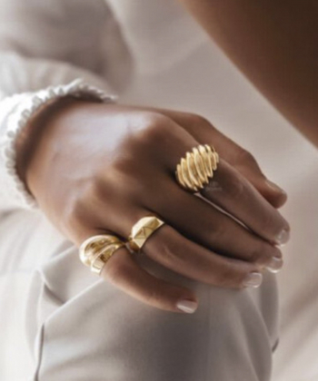 انگشتر آنیل دو وجهی مثلث مثلث درریس Doris کد P987