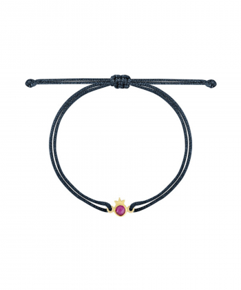 دستبند انار مارکو با نخ سرمه ای درریس Doris کد P3065