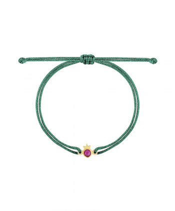 دستبند انار مارکو با نخ سبز درریس Doris کد P3064