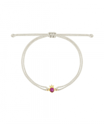 دستبند انار مارکو با نخ نقره ای درریس Doris کد P3063