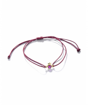 دستبند انار مارکو با نخ زرشکی درریس Doris کد P3059