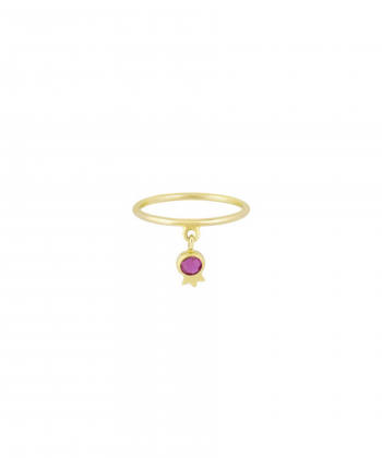 انگشتر با آویز مارکو انار درریس Doris کد P3055