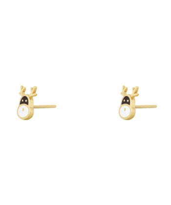 گوشواره میخی گوزن برفی درریس Doris کد P3303