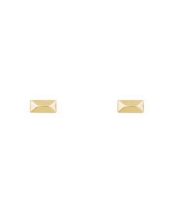 گوشواره میخی مستطیل چند وجهی سه بعدی درریس Doris کد P3335