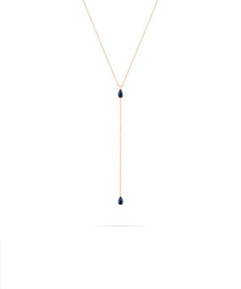 گردنبند کرانه رزگلد درریس Doris کد P2190