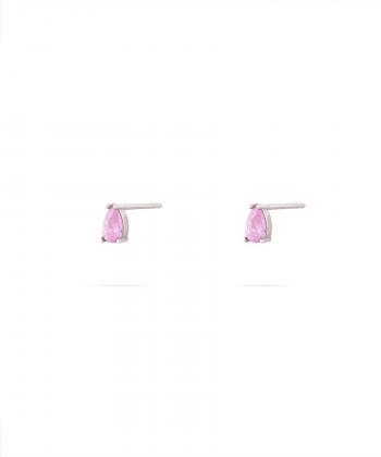 گوشواره میخی ساکورا سفید درریس Doris کد P2232