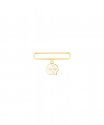 آویز Apple Watch اسکلت هکتور با میناکاری سفید درریس Doris کد P3847