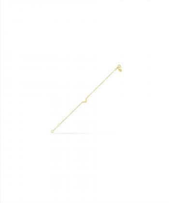 دستبند زنجیری کوهراه درریس Doris کد P3878