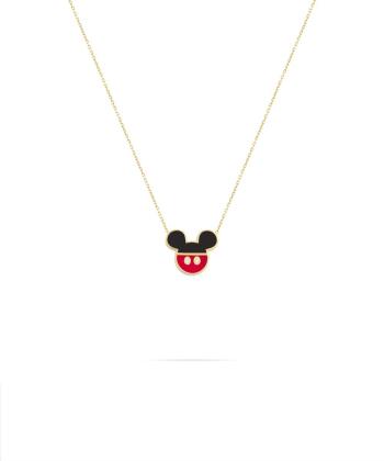 گردنبند میکی موس با میناکاری مشکی و قرمز درریس Doris کد P39