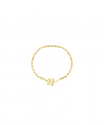 انگشتر زنجیری برگ زیتون کالکشن حوض نقاشی درریس Doris کد P3675