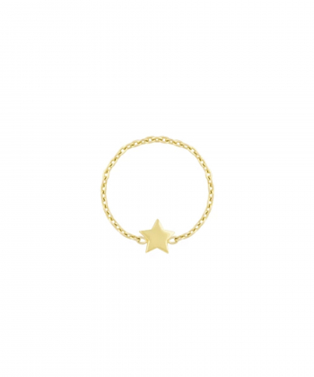 انگشتر زنجیری ستاره کالکشن حوض نقاشی درریس Doris کد P3677