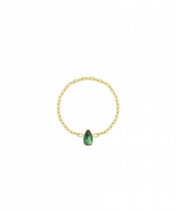 انگشتر زنجیری تک نگین آفرینش درریس Doris کد P3687