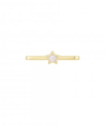 آویز Apple Watch ستاره کوچک متصل با میناکاری سفید درخشان درریس Doris کد P3717