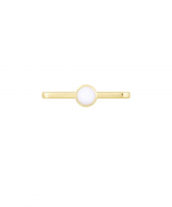 آویز Apple Watch دایره کوچک متصل با میناکاری سفید درریس Doris کد P3720