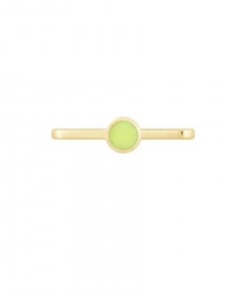 آویز Apple Watch دایره کوچک متصل با میناکاری زرد نئونی درریس Doris کد P3724