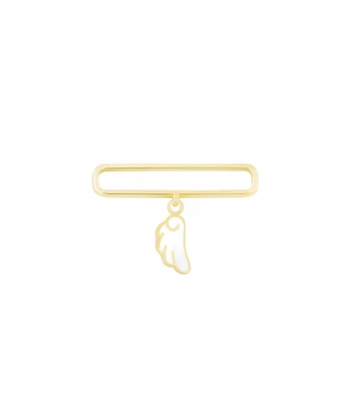 آویز Apple Watch بال فرشته کوچولو با میناکاری سفید درریس Doris کد P3733