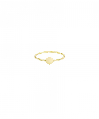 انگشتر هگزا با رینگ مارپیچ درریس Doris کد P4233