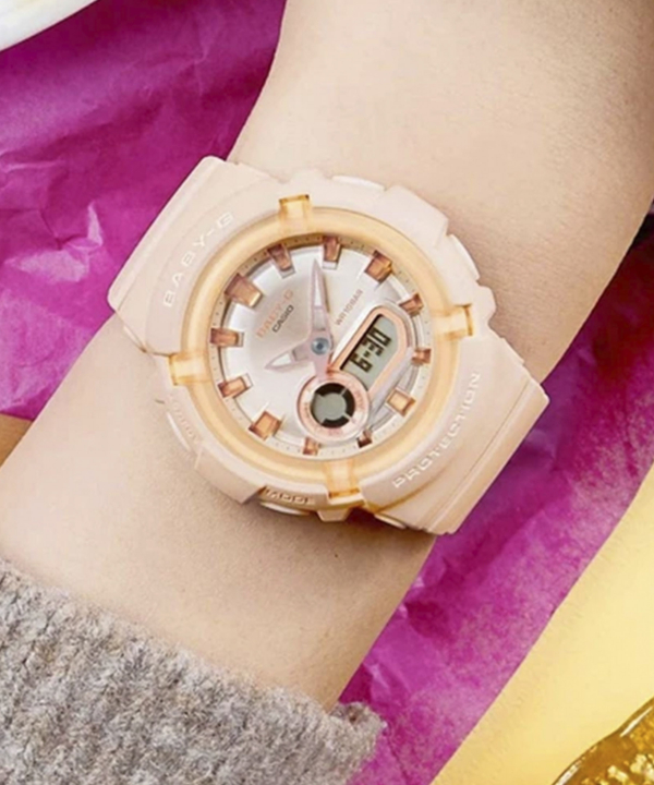 ساعت مچی عقربه‌ای زنانه کاسیو Casio مدل BGA-280SW-4ADR
