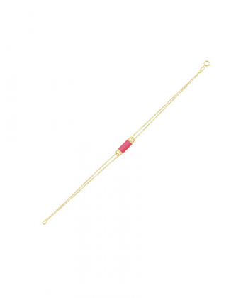 دستبند زنجیری Mini Pink Punch Bella درریس Doris کد P3545