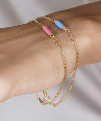 دستبند زنجیری Mini Pink Punch Bella درریس Doris کد P3545