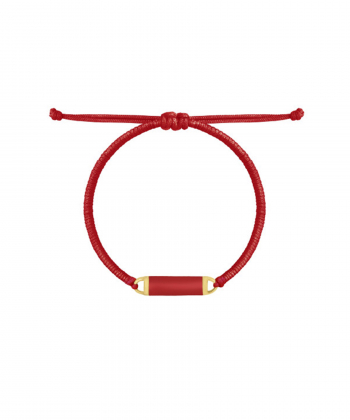 دستبند بافت قرمز گوجه ایی Red Bella درریس Doris کد P3565