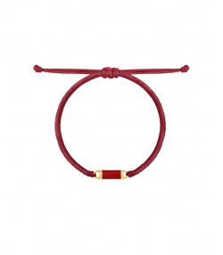 دستبند بافت قرمز تیره Mini Red Bella درریس Doris کد P3566